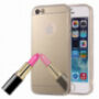 Zrcadlový ochranný kryt pro iPhone 5 / 5S / SE (2016) – zlatý