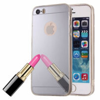 Zrcadlový ochranný kryt pro iPhone 5 / 5S / SE (2016) – stříbrný