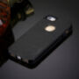 MOTOMO kovový ochranný zadní kryt pro Apple iPhone 5 / 5S / SE (2016) – černý