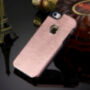 MOTOMO kovový ochranný zadní kryt pro Apple iPhone 5 / 5S / SE (2016) – růžově zlatý (Rose Gold)