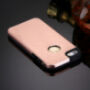 MOTOMO kovový ochranný zadní kryt pro Apple iPhone 5 / 5S / SE (2016) – růžově zlatý (Rose Gold)