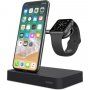 Belkin Valet nabíjecí stojan pro Apple Watch a iPhone - černý