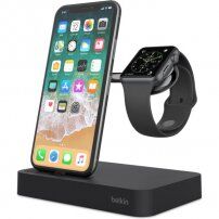 Belkin Valet nabíjecí stojan pro Apple Watch a iPhone - černý