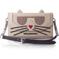 Karl Lagerfeld Kkocktail Clutch psaníčkové pouzdro pro iPhone SE (2020/2022) / 8 / 7 - růžové