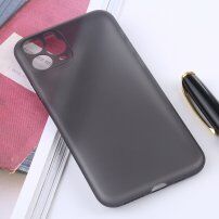 Super tenký matný kryt pro iPhone 11 Pro Max - šedý