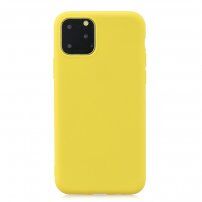 Měkký ochranný kryt pro iPhone 11 Pro - žlutý