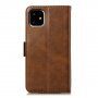Flipové pouzdro se stojánkem pro iPhone 11 - kávově hnědé