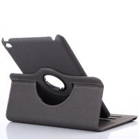 Pouzdro s otočným držákem a prostorem na doklady pro iPad mini 4 / 5 - šedé