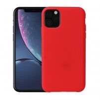 Howmark měkký pogumovaný kryt pro iPhone 11 Pro Max - červený