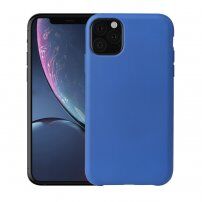 Howmark měkký pogumovaný kryt pro iPhone 11 Pro Max - modrý