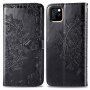 Flipové pouzdro se vzorem mandaly pro iPhone 11 - černé