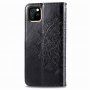 Flipové pouzdro se vzorem mandaly pro iPhone 11 - černé