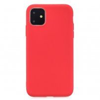 Kryt z měkkého plastu pro iPhone 11 Pro - červený