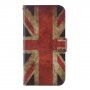 Flipové pouzdro se vzorem pro iPhone 11 Pro - retro vlajka UK