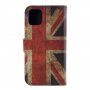 Flipové pouzdro se vzorem pro iPhone 11 Pro - retro vlajka UK