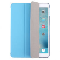 Pouzdro se stojánkem a zadní částí z tvrzeného plastu pro iPad 9,7" (2017/2018) / Air - modré