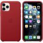 Originální Apple kožený kryt pro iPhone 11 Pro Max - červený