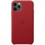 Originální Apple kožený kryt pro iPhone 11 Pro Max - červený