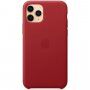 Originální Apple kožený kryt pro iPhone 11 Pro Max - červený