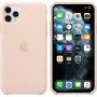 Originální Apple silikonový kryt pro iPhone 11 Pro Max - pískově růžový