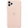 Originální Apple silikonový kryt pro iPhone 11 Pro Max - pískově růžový