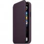 Originální Apple Folio kožené flipové pouzdro pro iPhone 11 Pro Max - lilkové 