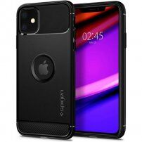 Spigen Rugged Armor kryt pro iPhone 11 - černý
