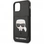 Karl Lagerfeld kryt se slotem na kartu pro iPhone 11 Pro Max - černý