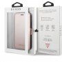 Guess Iridescent Book peněženkové pouzdro pro iPhone 11 - růžové