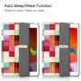 Pouzdro s funkcí uspání pro iPad 10,2" (2019-2021) - barevné čtverce
