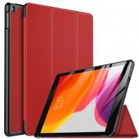 Smart pouzdro se stojánkem a funkcí uspání pro iPad 10,2" (2019-2021) - červené