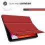 Smart pouzdro se stojánkem a funkcí uspání pro iPad 10,2" (2019-2021) - červené