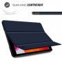 Smart pouzdro se stojánkem a funkcí uspání pro iPad 10,2" (2019-2021) - modré