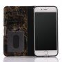 Flipové pouzdro se vzorem mramoru pro iPhone SE (2020/2022) / 8 / 7 - černé