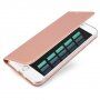 DUX DUCIS Skin Pro flipové pouzdro pro iPhone 7 / 8 / SE (2020/2022) - růžovozlaté