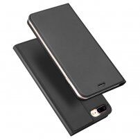 Dux Ducis flipové pouzdro se stojánkem pro iPhone 7 Plus / 8 Plus - tmavě šedé