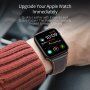 DUX DUCIS kožený řemínek pro Apple Watch Ultra 49mm / 46mm / 45mm / 44mm / 42mm - kávově hnědý