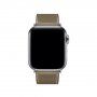 Kožený řemínek pro Apple Watch Ultra 49mm / 46mm / 45mm / 44mm / 42mm - šedohnědý