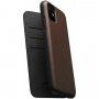 Nomad Folio kožené flipové pouzdro pro iPhone 11 - hnědé