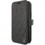 Mercedes Quilted Perf flipové pouzdro pro iPhone 11 Pro Max - černé