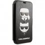 Karl Lagerfeld flipové pouzdro se sloty na karty pro iPhone 11 - černé