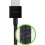 BELKIN Ultra HD vysokorychlostní opletený kabel HDMI 2.1 / HDMI 2.1 pro MacBook - 2 m - černý