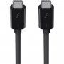 Belkin ThunderBolt 3 (USB-C / USB-C) datový a napájecí kabel pro iPhone / iPad / MacBook / AirPods - 0,8 m - černý