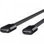 Belkin ThunderBolt 3 (USB-C / USB-C) datový a napájecí kabel pro iPhone / iPad / MacBook / AirPods - 0,8 m - černý