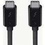 Belkin ThunderBolt 3 (USB-C / USB-C) datový a napájecí kabel pro iPhone / iPad / MacBook / AirPods - 0,8 m - černý