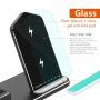 Bezdrátový stojánek pro iPhone s prostorem na nabíjecí kabel pro Apple Watch / AirPods - 10W - černý