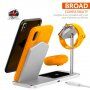 Bezdrátová hliníková nabíjecí stanice pro iPhone / Apple Watch / AirPods - stříbrná