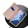 Dux Ducis flipové pouzdro se slotem na karty pro iPhone XR - růžové