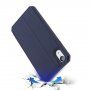 Dux Ducis flipové pouzdro se slotem na karty pro iPhone XR - modré