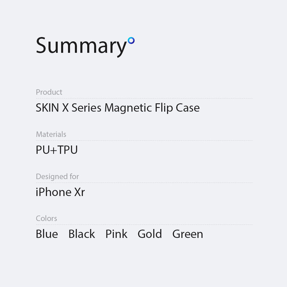 Dux Ducis flipové pouzdro se slotem na karty pro iPhone XR - modré